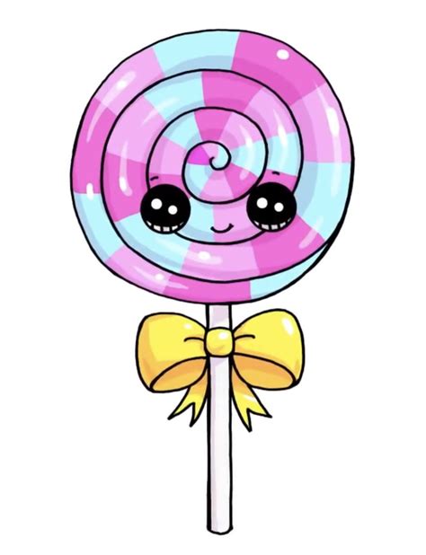 cute lollipop drawing